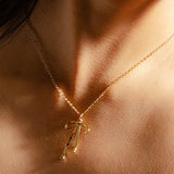 Bad to the Bow Necklace Gold
