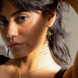 Bad to the Bow Necklace Gold