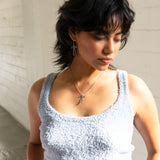 Bad to the Bow Necklace Silver