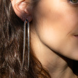 Boogie Nights Earring in Silver Rhodium