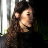 Boogie Nights Earring in Silver Rhodium