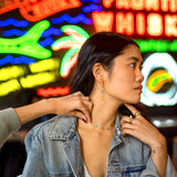 Burnett Multi Daisy Earring + Necklace