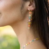 Burnett Multi Daisy Earring + Necklace