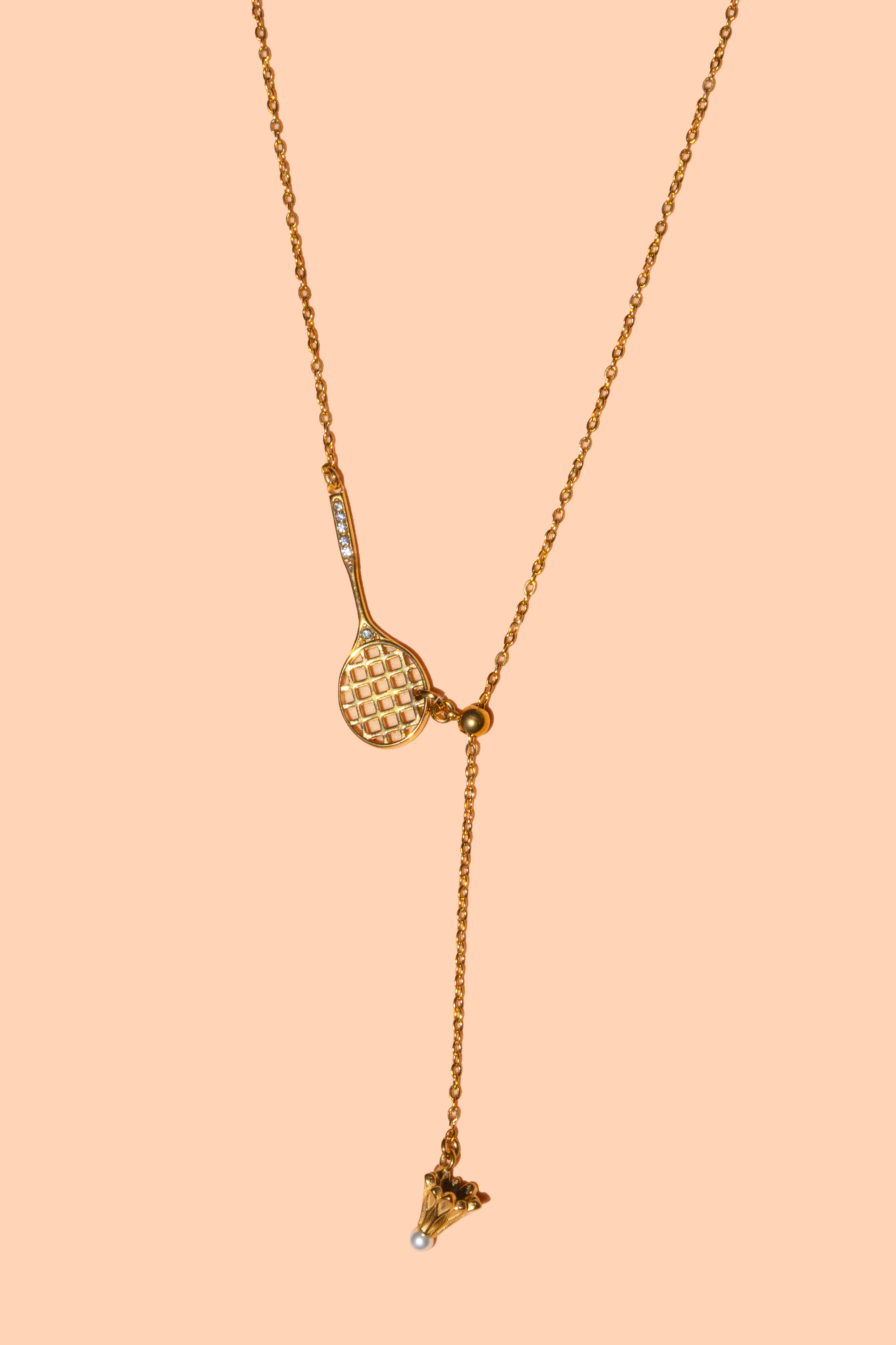 Badminton-Necklace-Gold-V01