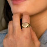 Can't Heartly Wait Ring in Gold