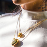 Can't Heartly Wait Necklace - Gold
