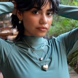 Can't Heartly Wait Mini Necklace - Silver