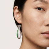 Catch of the Day Earrings - Frost and Purple