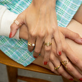 Cat's Cradle Ring in Pearl