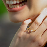 Champagne Supernova Ring