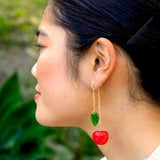 Cherry Bomb Layered Earrings