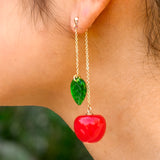Cherry Bomb Layered Earrings