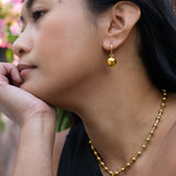 Die Heart Necklace Gold