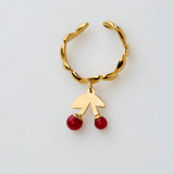 Charm Ring Cherry