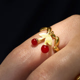 Charm Ring Cherry