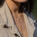 Dax Pearl Lariat Necklace