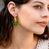 Dazy Glaze Hoops in Grass