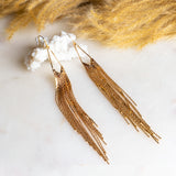 Debbie H Earrings in Gold