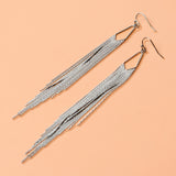 Debbie H Earrings in Silver