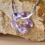 Dazy Glaze Necklace in Stainless Steel