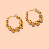 Elio Hoops in Gold