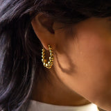 Elio Hoops in Gold