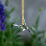 Tiny Hummingbird Necklace