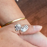 I Wanna Hold Your Hand Ring in Silver