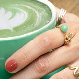 Cat's Cradle Ring in Aventurine