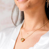 Can't Heartly Wait Mini Necklace - Gold
