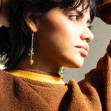 Lennox Dangle Earring - Green