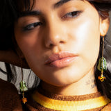 Lennox Dangle Earring - Green