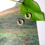 Pearl Mini Dot Hoops