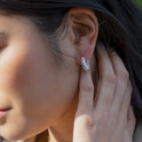 Pearl Mini Dot Hoops