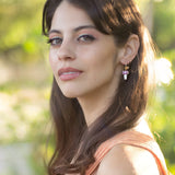 Oh Shiitake Earrings in Purple