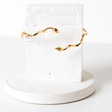 On A Plane 18K Gold Plated Cuff