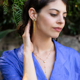 Shooting Star Layered Earrings