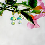 Shroom Boom Earrings in Ocean