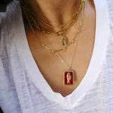 Sunburst Fish Necklace