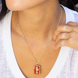 Sunburst Fish Necklace