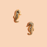 Fortune Seahorse Studs