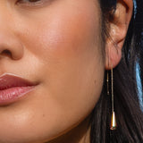 Tear Drop Threader Earring