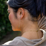 Tear Drop Threader Earring