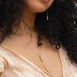 Tear Drop Threader Earring