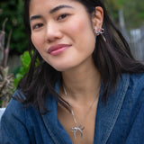 The Bow is Mine Necklace in Silver