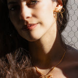 The Bow is Mine Necklace in Gold