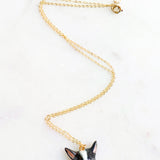 French Bulldog Face Necklace