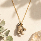 Tiny Lemur Necklace