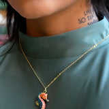 Tiny Seahorse Necklace