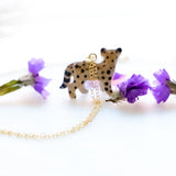 Tiny Cheetah Necklace